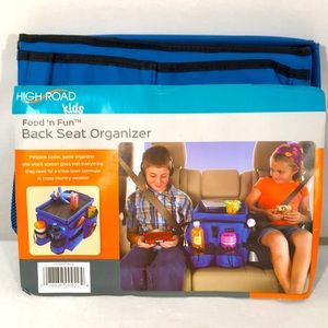 High Road Kids Back Seat Organizer/Color Blue & Black